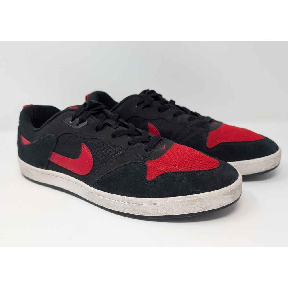 Nike SB Alleyoop Black University Red Skate Shoes CJ0882-006 Mens 12 VERY NICE!